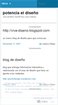 Mobile Screenshot of potenciaeldiseno.wordpress.com