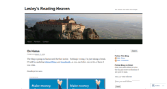 Desktop Screenshot of booksinheaven.wordpress.com