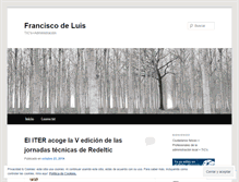 Tablet Screenshot of franciscodeluis.wordpress.com