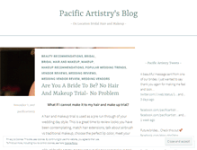 Tablet Screenshot of pacificartistry.wordpress.com