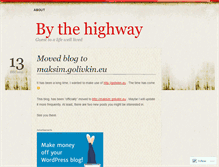 Tablet Screenshot of bythehighway.wordpress.com