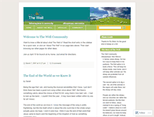 Tablet Screenshot of cometothewell.wordpress.com