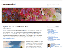Tablet Screenshot of chameleonfire1.wordpress.com