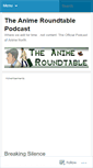 Mobile Screenshot of animeroundtable.wordpress.com