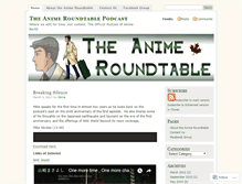 Tablet Screenshot of animeroundtable.wordpress.com