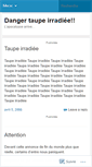 Mobile Screenshot of dangertaupeirradiee.wordpress.com