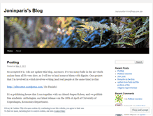 Tablet Screenshot of joninparis.wordpress.com