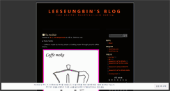 Desktop Screenshot of leeseungbin.wordpress.com