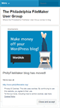 Mobile Screenshot of phillyfilemaker.wordpress.com