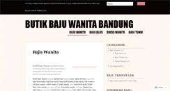 Desktop Screenshot of butikbajuwanita.wordpress.com