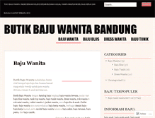 Tablet Screenshot of butikbajuwanita.wordpress.com