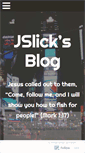 Mobile Screenshot of jslick.wordpress.com