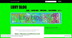 Desktop Screenshot of luhy.wordpress.com