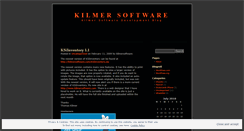 Desktop Screenshot of kilmersoftware.wordpress.com