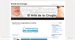 Desktop Screenshot of elartedelacirugia.wordpress.com