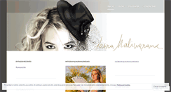 Desktop Screenshot of lauramalingraux.wordpress.com