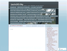 Tablet Screenshot of juancho500.wordpress.com