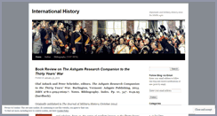 Desktop Screenshot of internationalhistory.wordpress.com