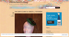 Desktop Screenshot of elbrocherio.wordpress.com