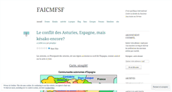 Desktop Screenshot of faicmfsf.wordpress.com