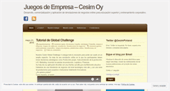 Desktop Screenshot of juegodeempresa.wordpress.com