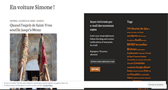 Desktop Screenshot of envoituresimone2.wordpress.com