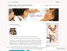 Tablet Screenshot of leisypeisy.wordpress.com