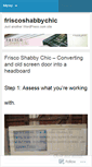 Mobile Screenshot of friscoshabbychic.wordpress.com