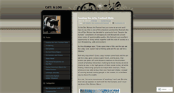 Desktop Screenshot of catslog.wordpress.com