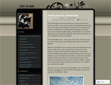 Tablet Screenshot of catslog.wordpress.com