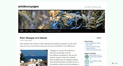 Desktop Screenshot of amidesvoyages.wordpress.com