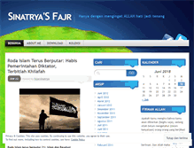 Tablet Screenshot of fajsinatrya.wordpress.com