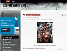 Tablet Screenshot of designgrill.wordpress.com