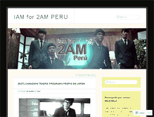 Tablet Screenshot of 2amperu.wordpress.com