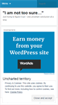 Mobile Screenshot of iamnottoosure.wordpress.com