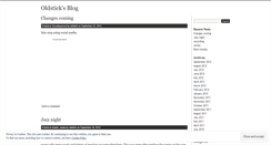 Desktop Screenshot of oldstick.wordpress.com