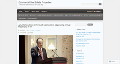 Desktop Screenshot of commercialrealestateproperties.wordpress.com