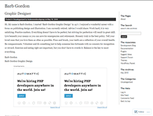 Tablet Screenshot of barbgordon.wordpress.com