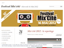 Tablet Screenshot of mixcite.wordpress.com