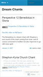 Mobile Screenshot of dreamchants.wordpress.com