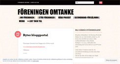 Desktop Screenshot of foreningenomtanke.wordpress.com