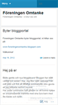 Mobile Screenshot of foreningenomtanke.wordpress.com