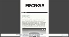 Desktop Screenshot of fckthefork.wordpress.com