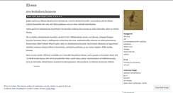 Desktop Screenshot of elossa.wordpress.com
