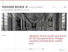 Tablet Screenshot of mbxomassieblockxomb.wordpress.com