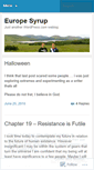 Mobile Screenshot of europesyrup.wordpress.com