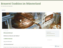 Tablet Screenshot of eiskellerbrauerei.wordpress.com