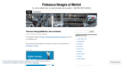 Desktop Screenshot of feteascaneagrasimerlot.wordpress.com
