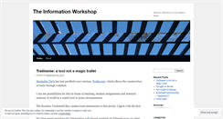 Desktop Screenshot of informationworkshop.wordpress.com
