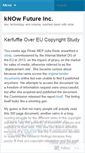 Mobile Screenshot of knowfuture.wordpress.com